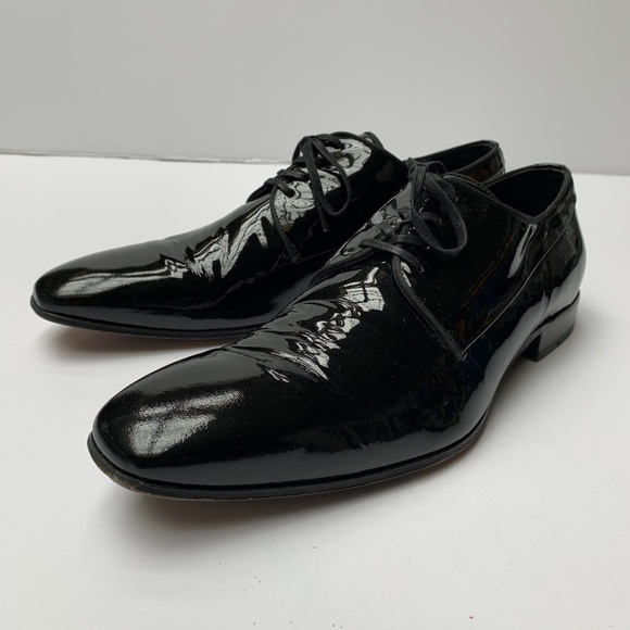 tommy hilfiger black leather shoes
